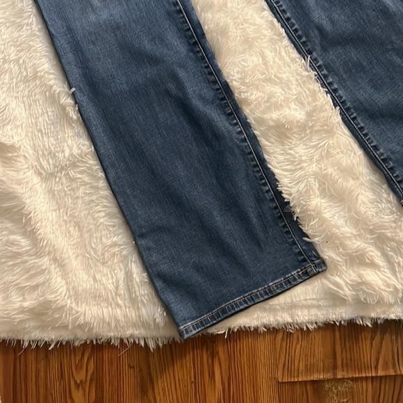 LANE BRYANT Curvy Fit High Rise Boot Medium Denim Jeans, Size 15 Long, EUC. - Picture 3 of 7